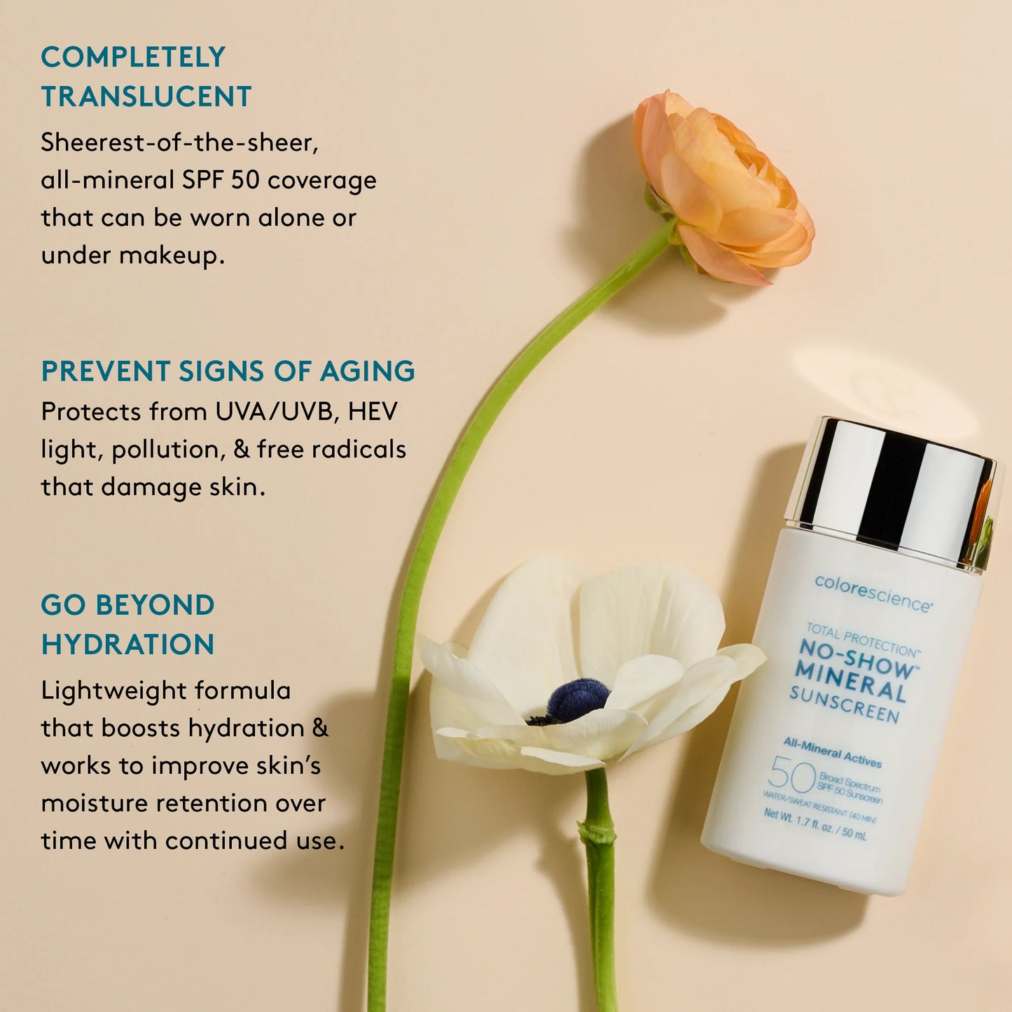 Total Protection No-Show Mineral SPF